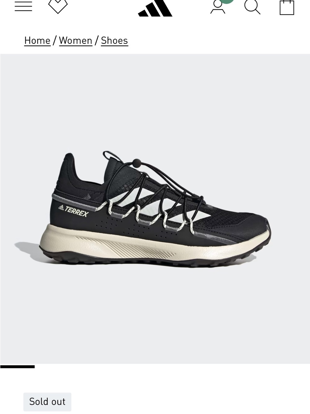 ADIDAS TERREX VOYAGER 21 TRAVEL SHOES size 8